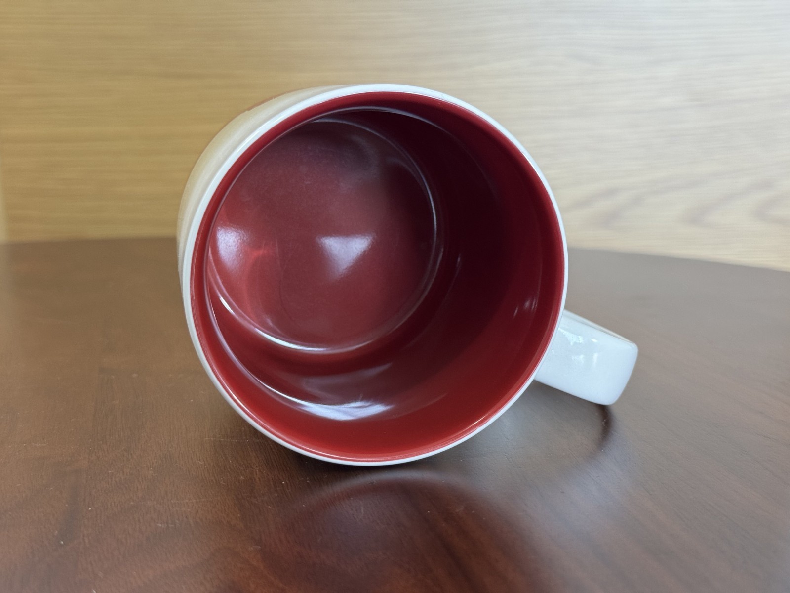 Starbucks Paris Mug 16oz Collector Series Red Interior Eiffel Tower Coffee Cup