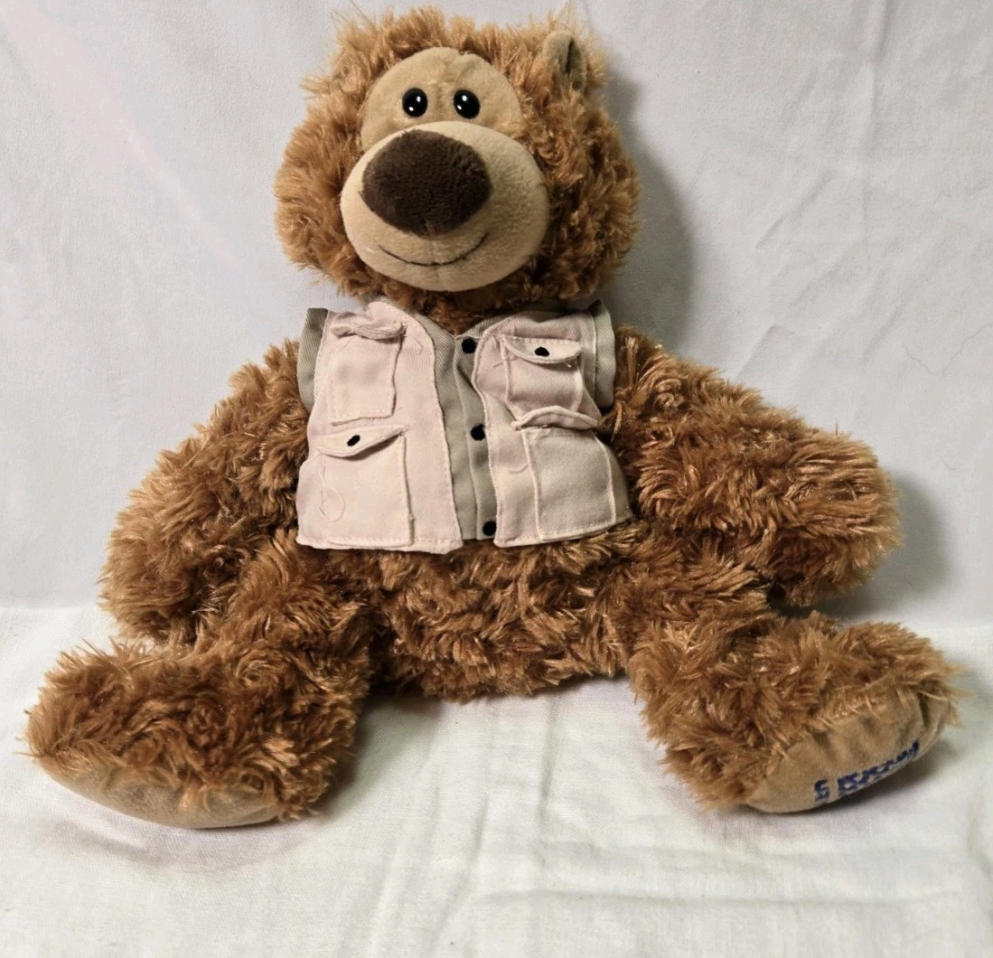 Gund United Airlines Plush Bear with Vest 12 Inch Collectible Airline Teddy Toy