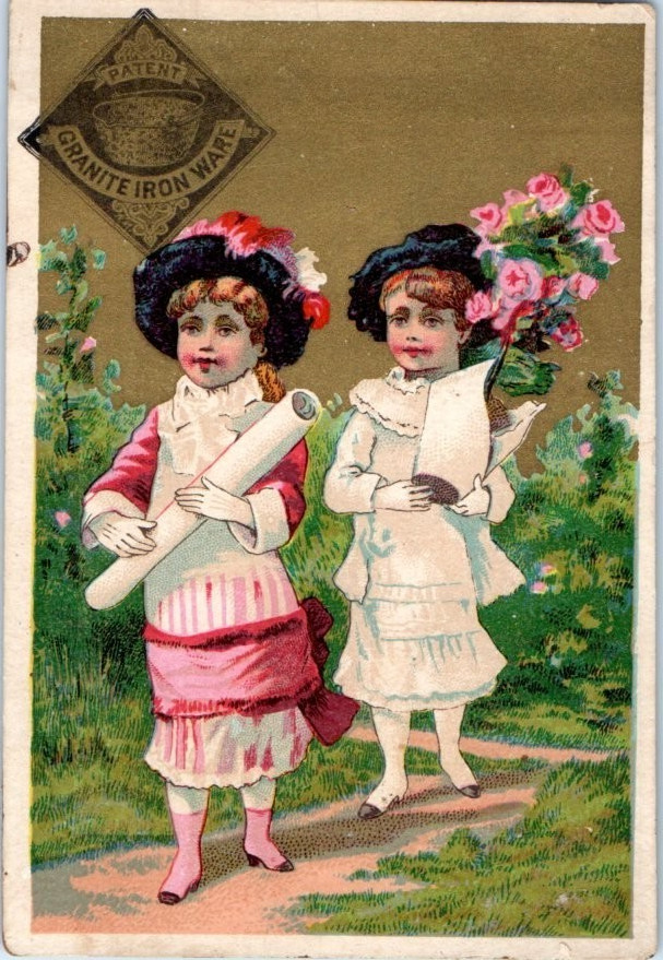 Victorian Trade Cards 1860’s Granite Ironware Company, St. Louis, Missouri