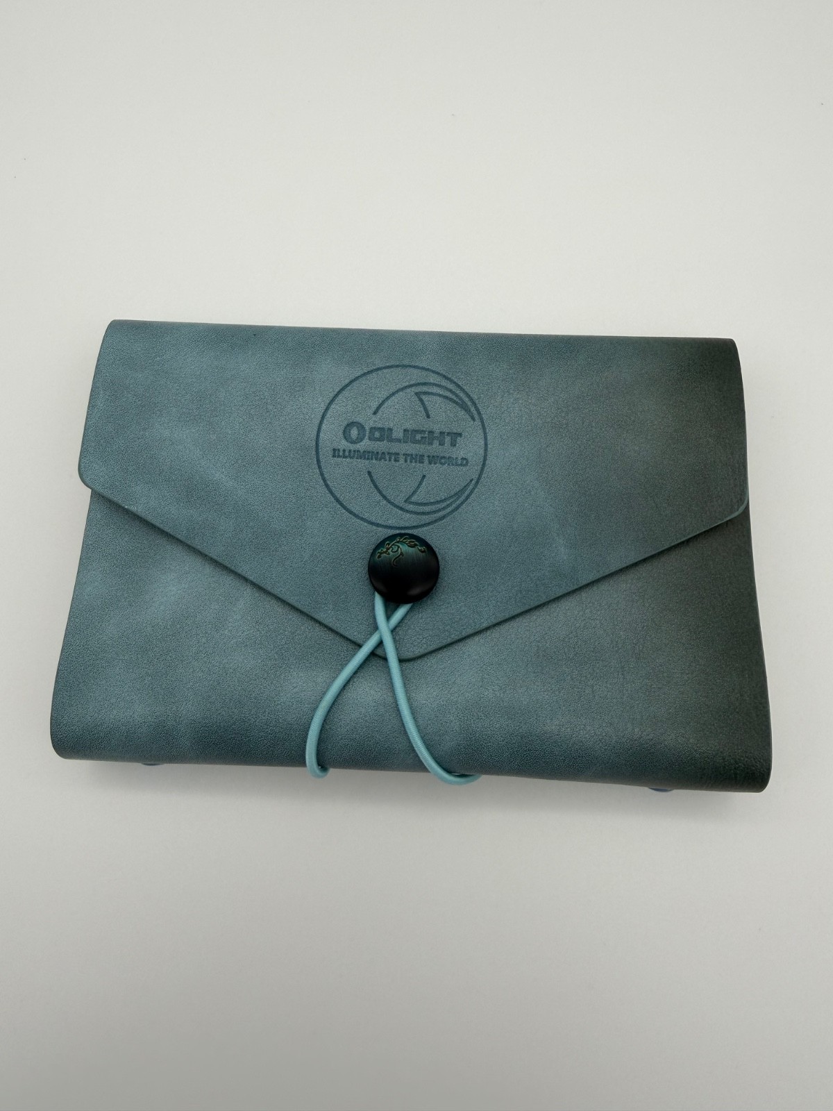 Olight Blue 6-Ring Notebook Elastic Band 4 x 5 1/2 Inches Refillable NEW RARE