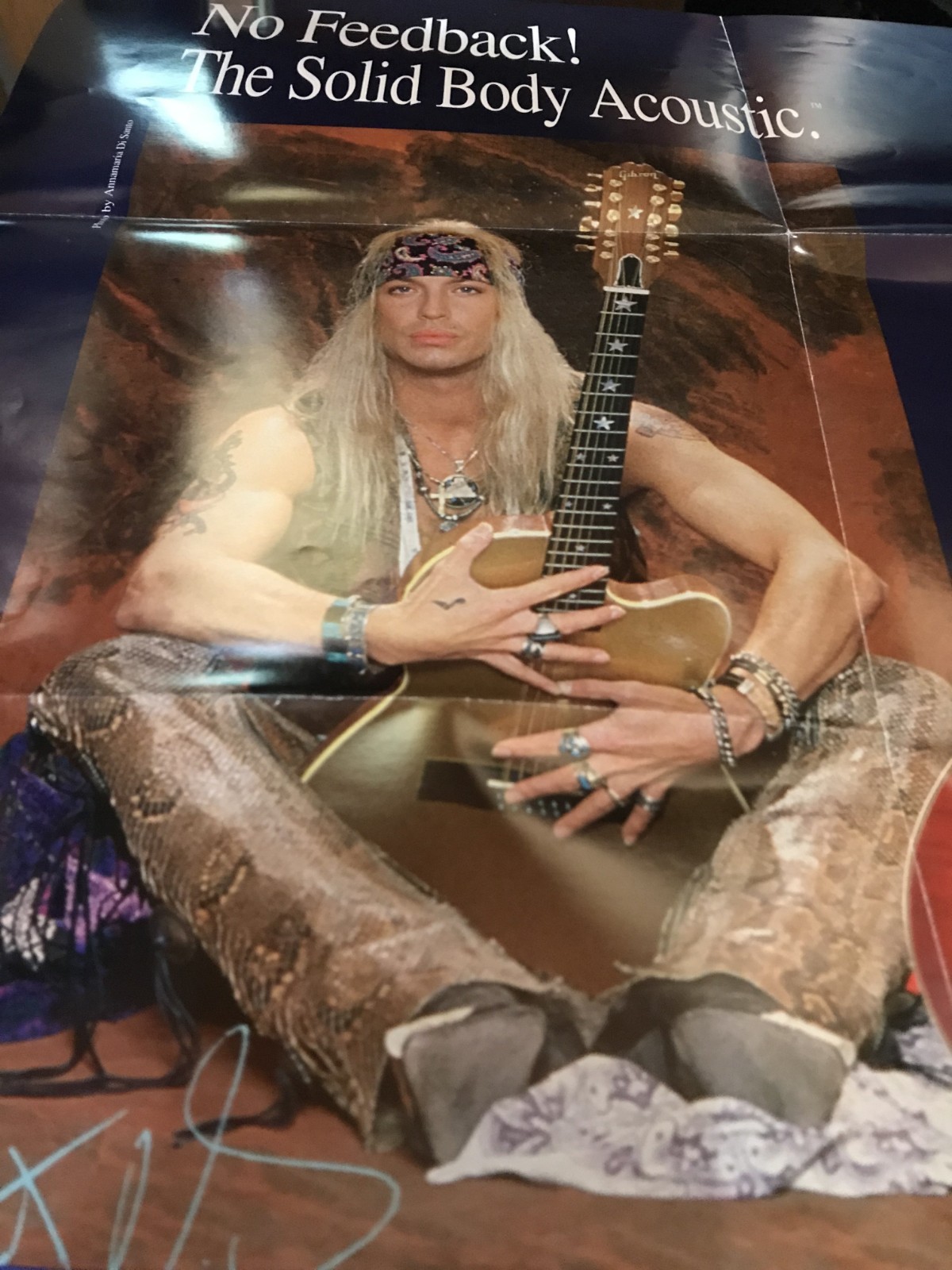 Original-GIBSON 1993 CHET ATKINS COLLECTION-BRETT MICHAEL Poster 18x 24″