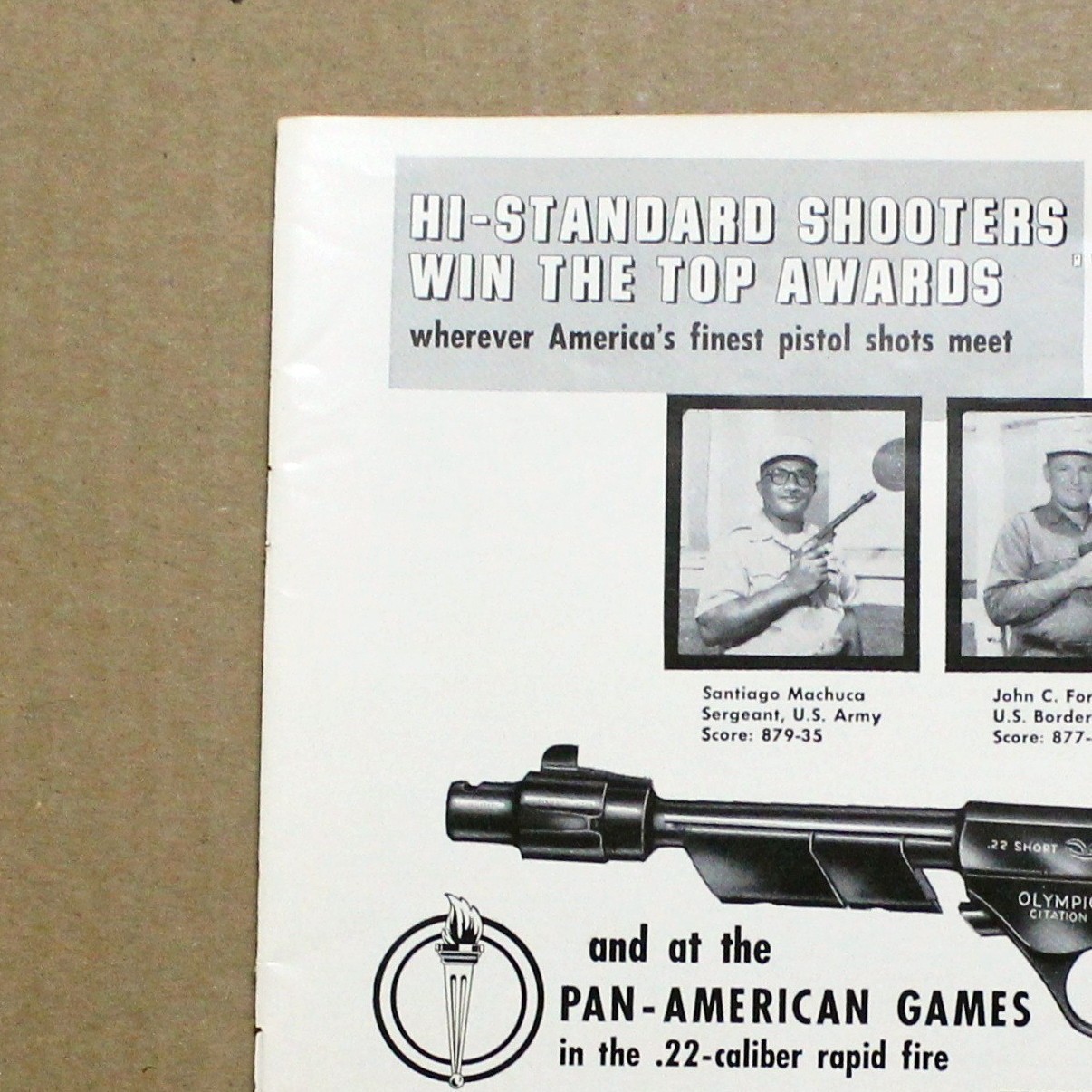 1960 Hi-Standard Pistol Manufacturing Corporation magazine advertisement 0272