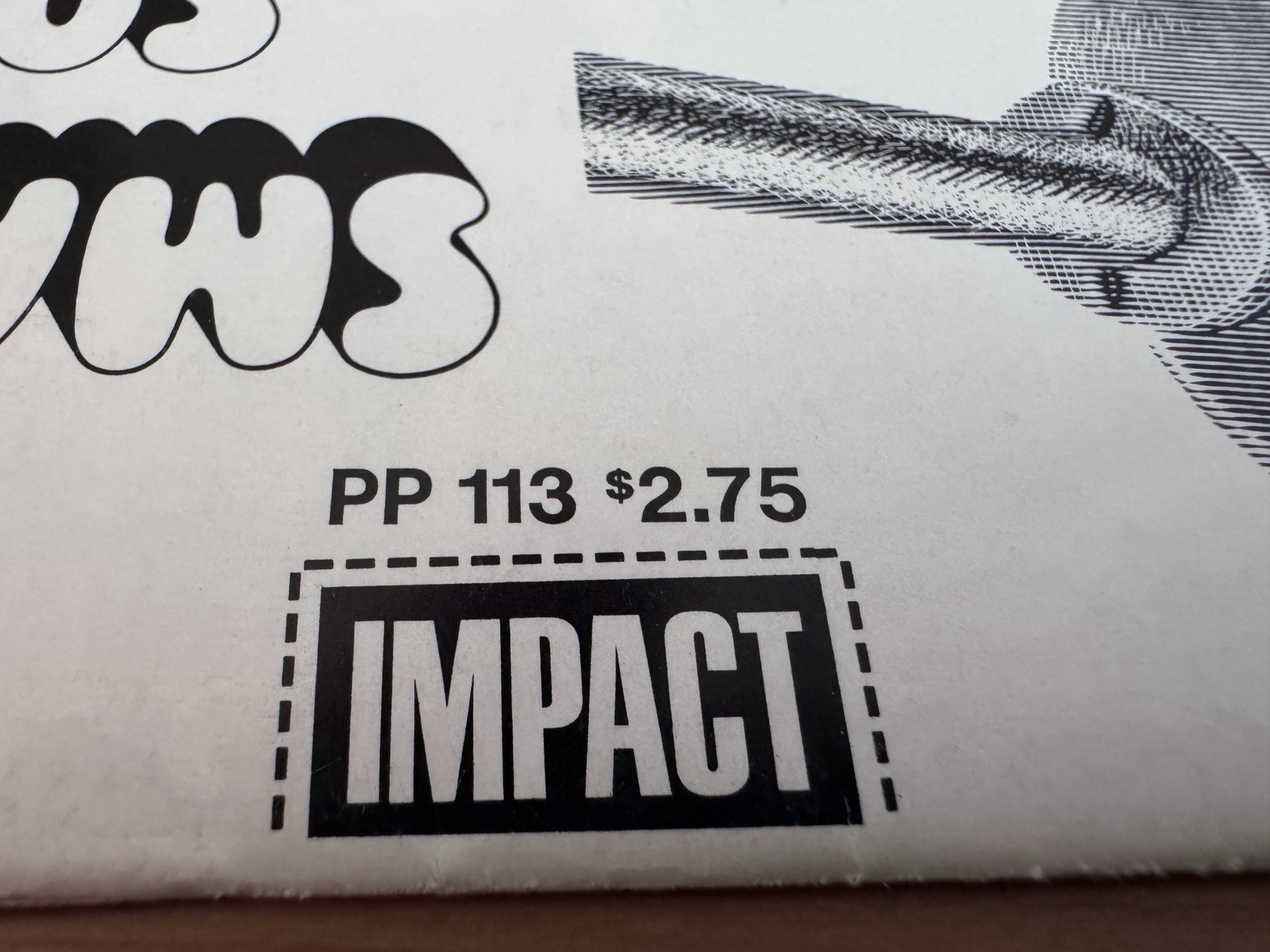 Harry Volk PASTE POT & SCISSORS – IMPACT – #PP113 (1968) NEWSPAPER ADVERTISING
