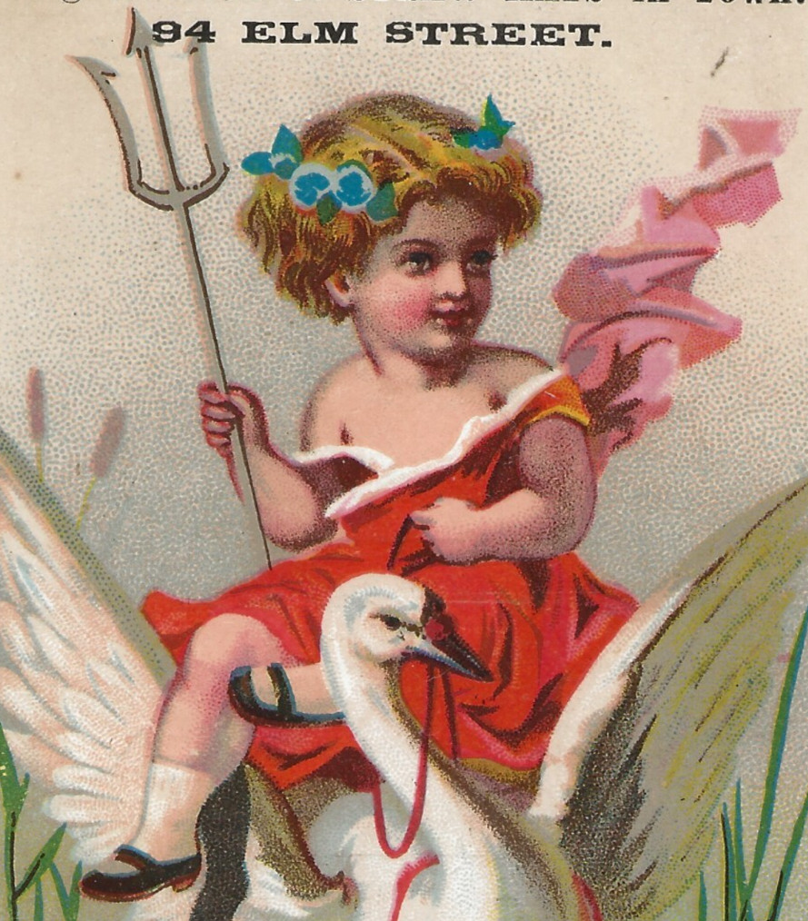 WESTFIELD MA – Grant & Besse – Cherub Swan – Neptune Trident – Lake Floral Crown