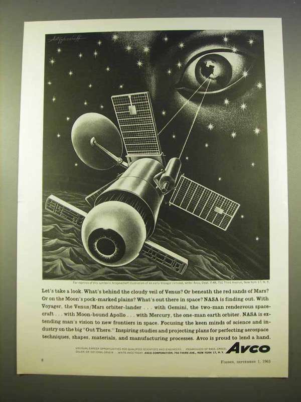 1963 Avco Ad – Artzybasheff Art – Let’s Take a Look