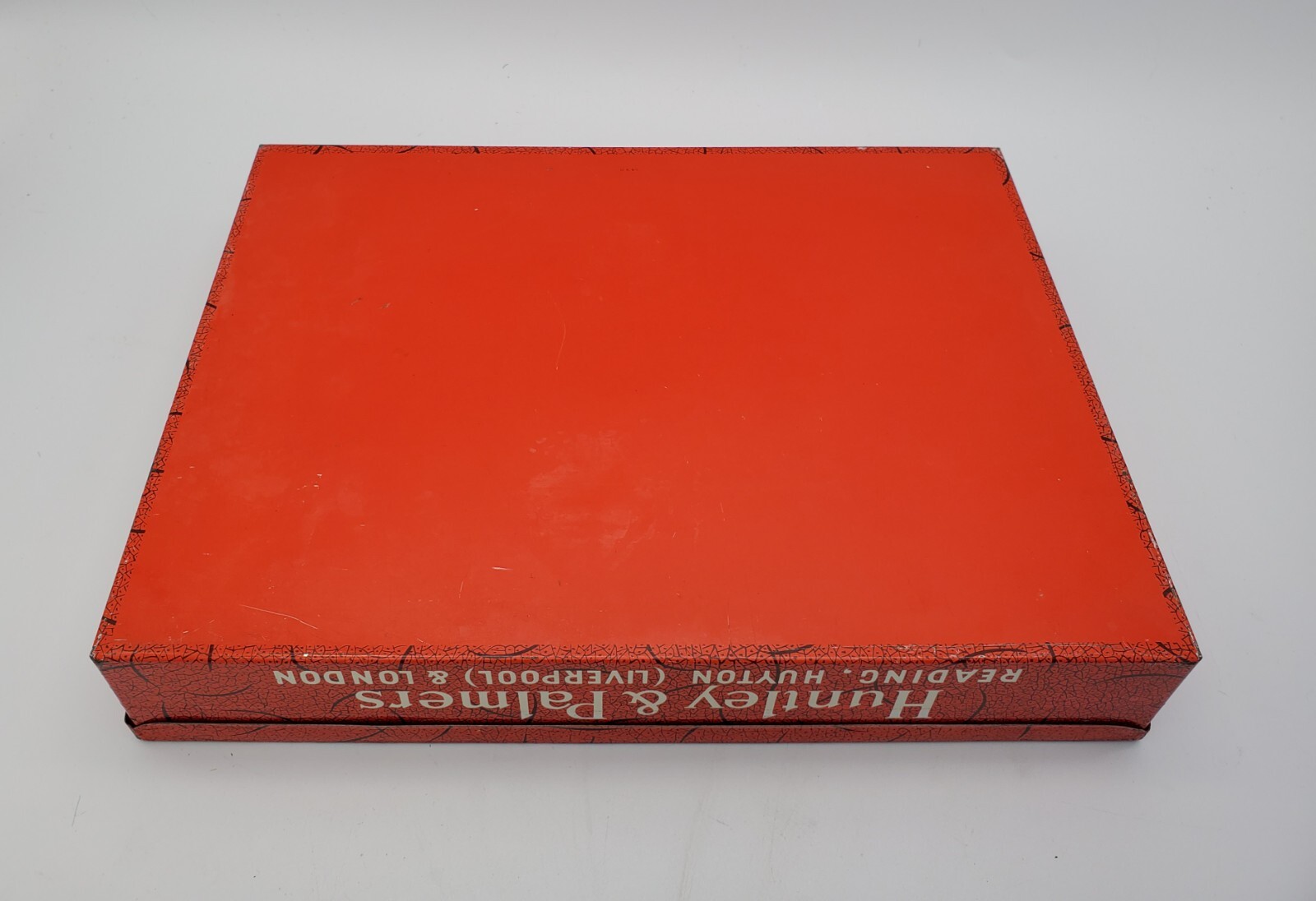 1960’s Huntley & Palmers Biscuits Tin Box Red Roses Flowers Creams England Vtg
