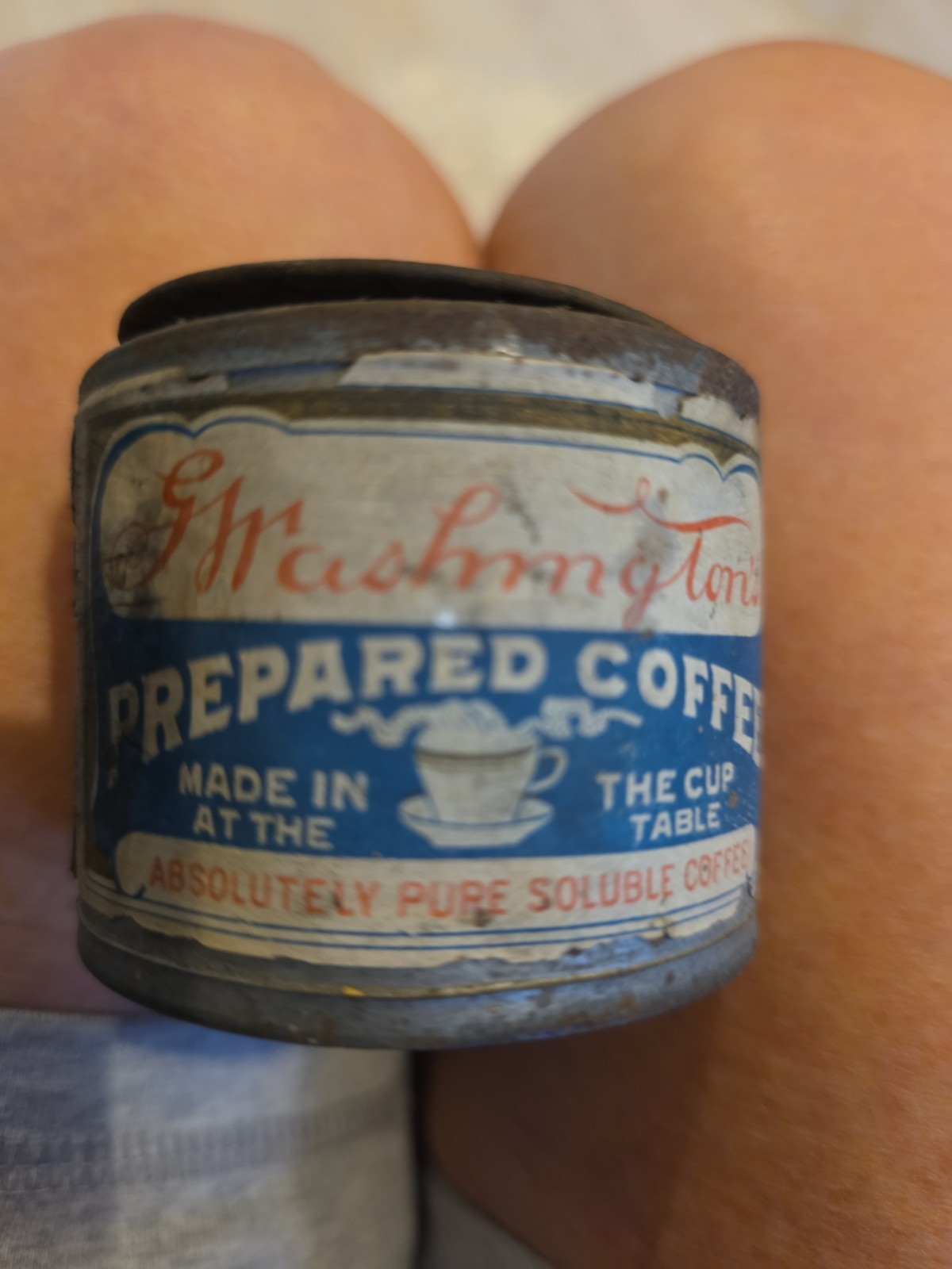 Rare Vintage 1920’s George Washington Delicious Instant Coffee