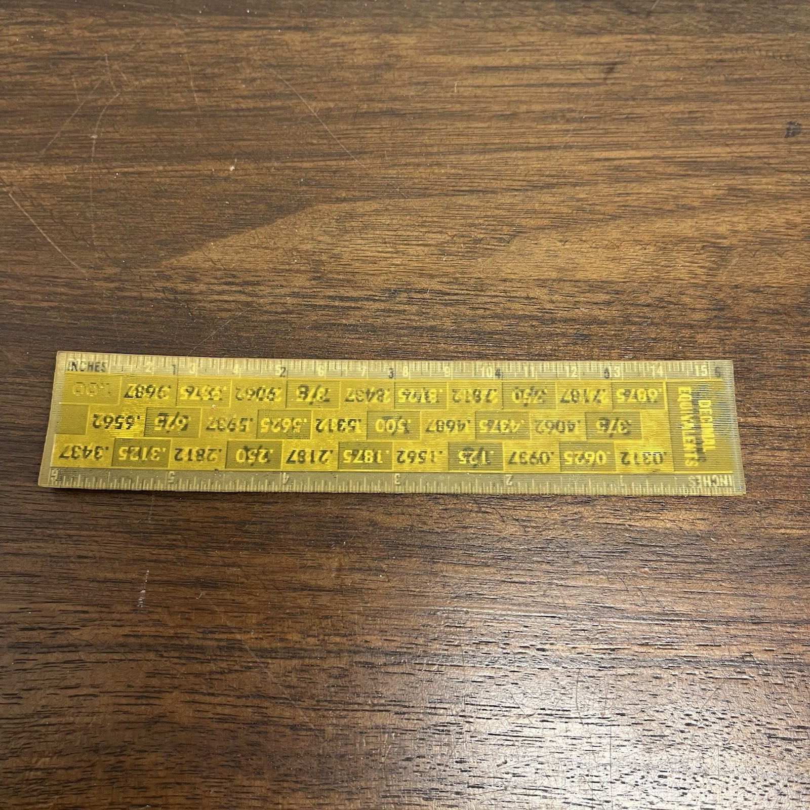VTG Machine & Steel Designing Advertising Philadelphia PA Lenticular Ruler Chart
