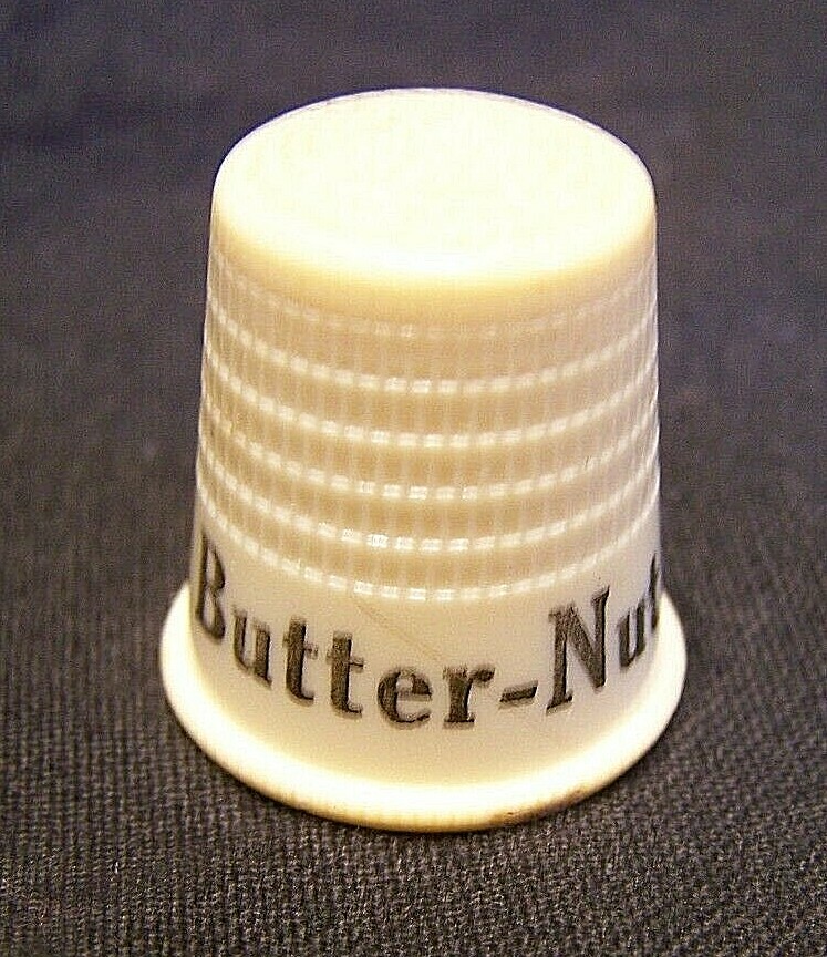 VINTAGE ADVERTISING THIMBLE~BUTTER-NUT COFFEE