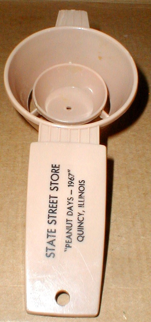 Advertising Egg Separator 1967 Peanut Days State Street Store Quincy Il