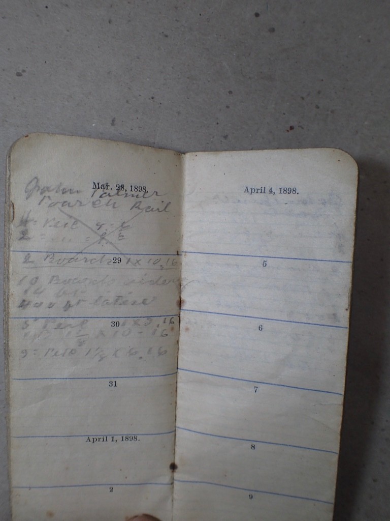 Antique 1898 & 1900 Rare Firemen’s Insurance Company Memo Calendar Pocket Books