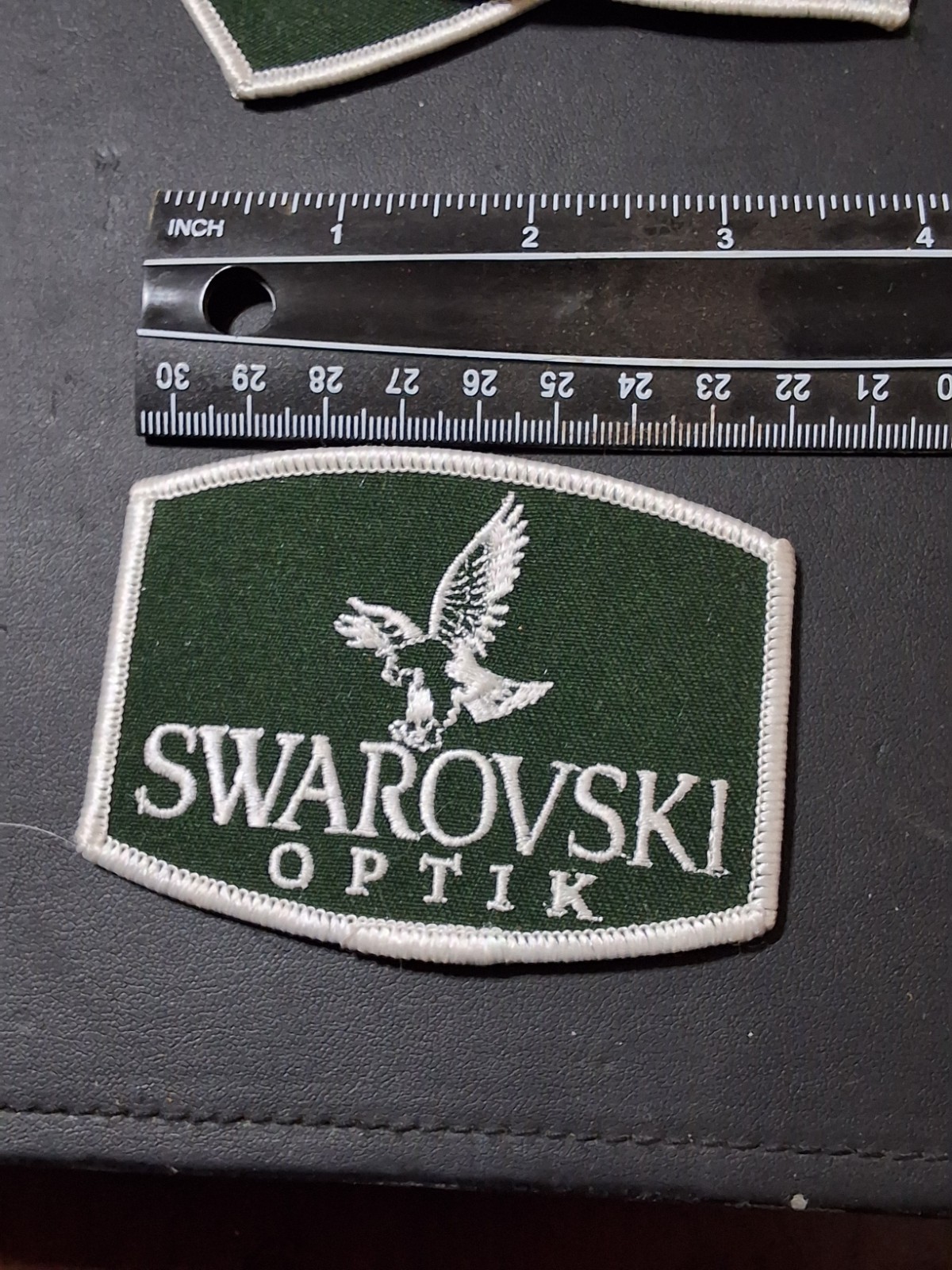 SWAROVSKI OPTIK PATCH 1960/70’s. Scopes, Binoculars, Optics. EAGLE LOGO.