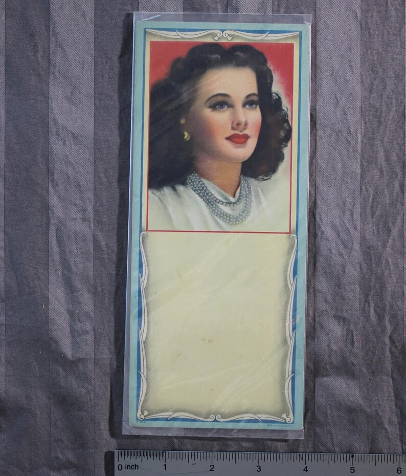 1940’s Ink Blotter Advertising Card. Salesman Sample – Unused 8 1/2 x 3 1/2