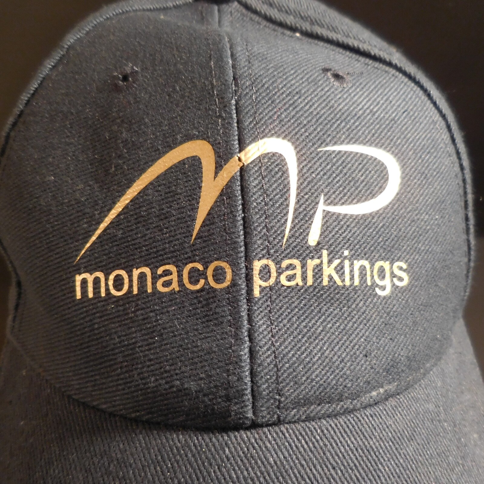 Monaco Parkings Vintage Unisex Adult Cap Black Yellow Gold N4314