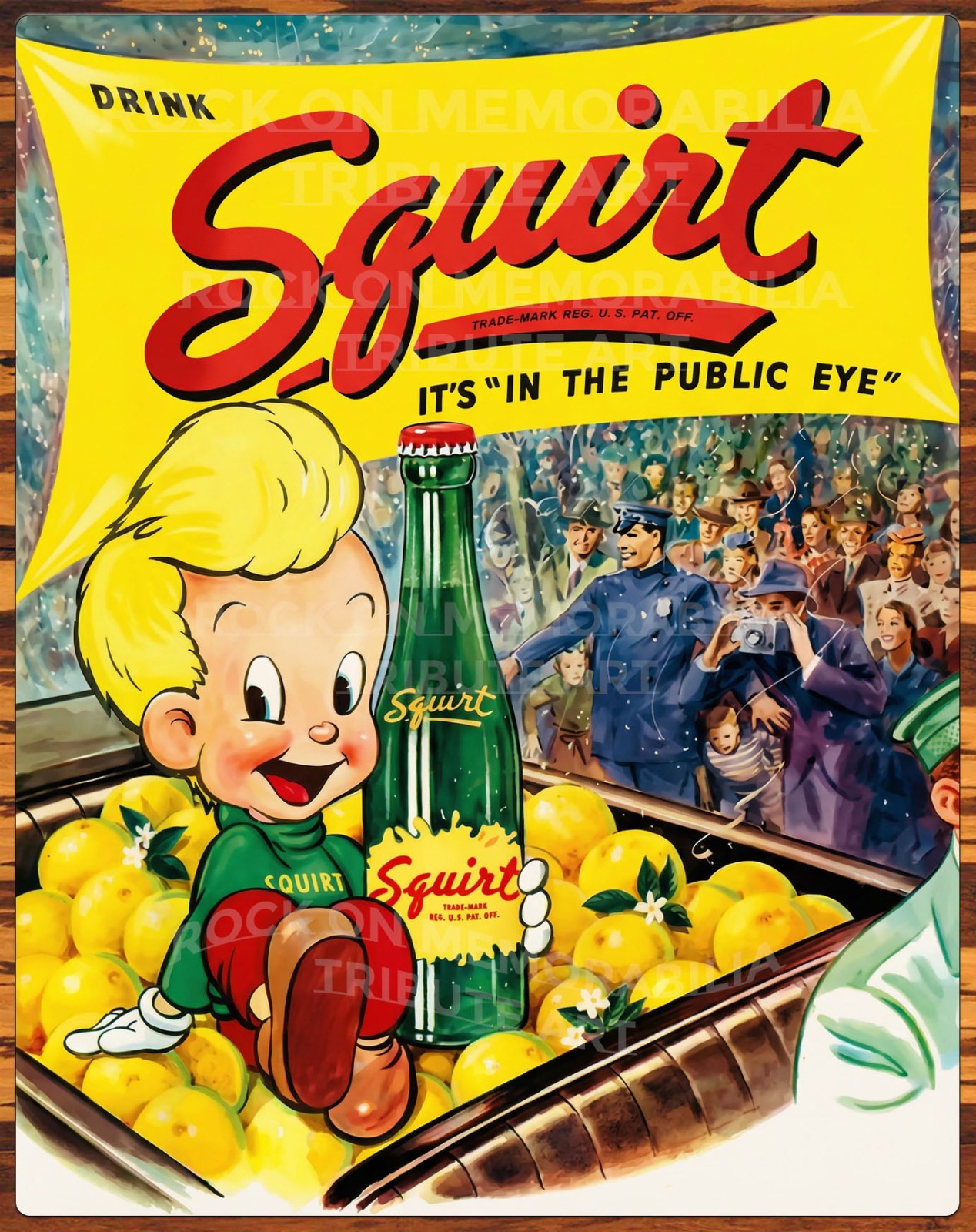 Squirt – Drink Squirt – Premium Aluminum Metal Sign 11 x 14