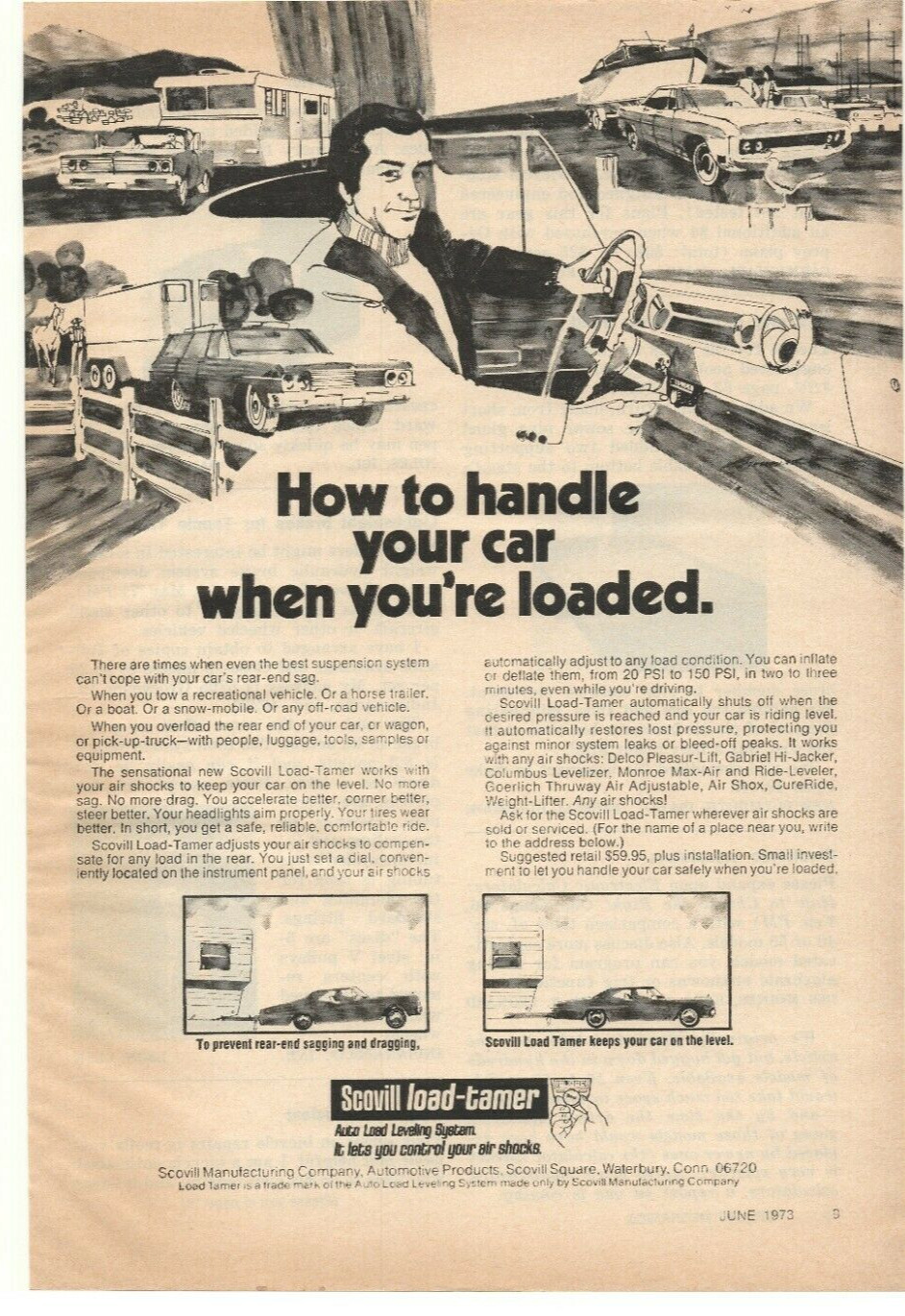 1973 Scovill Load Tamer Advertisement Waterbury, Connecticut