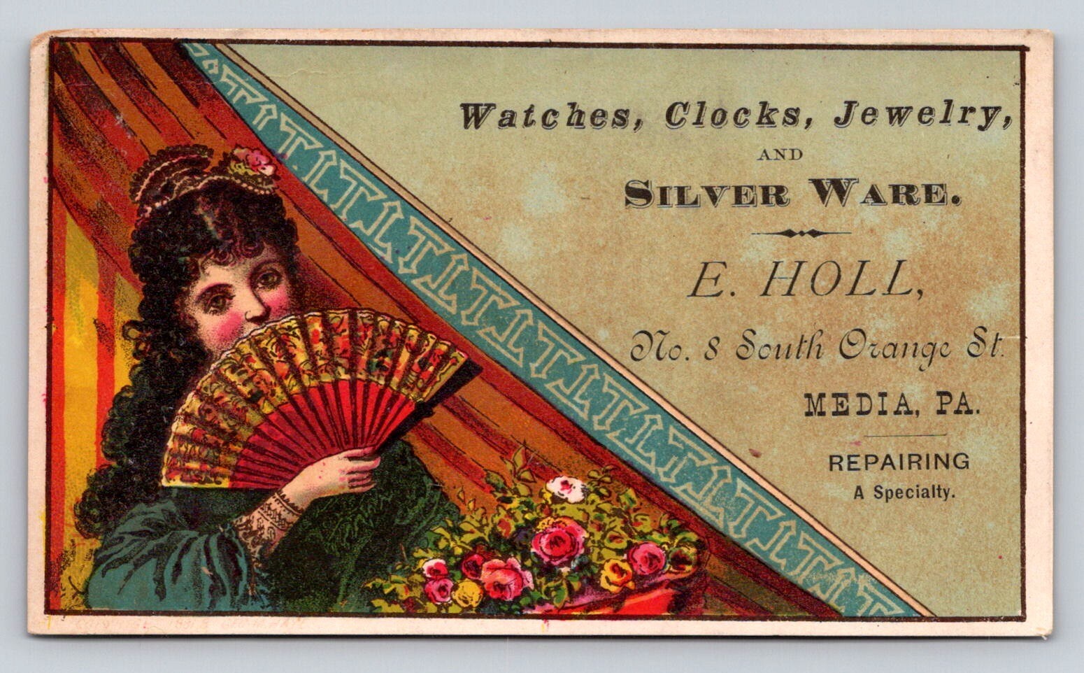E Holl Watches Clocks Jewelry Silverware Media Pennsylvania P74