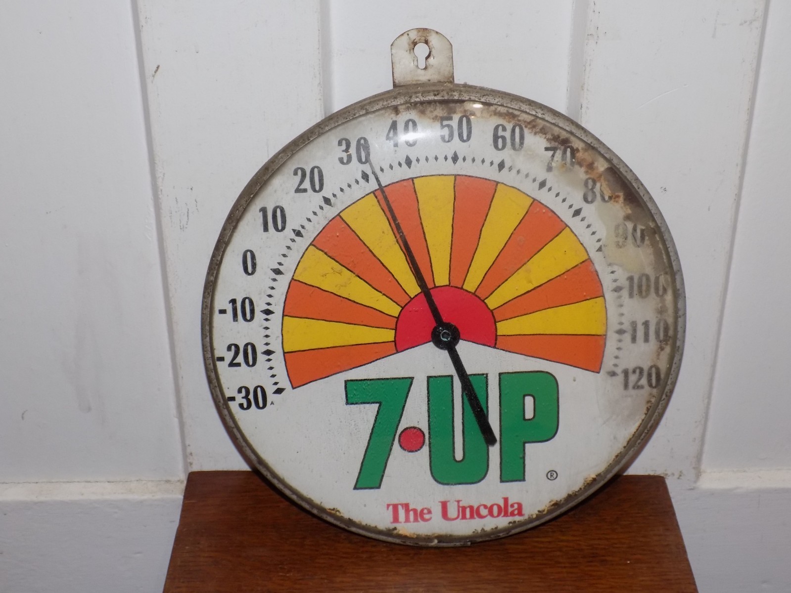 Vintage Peter Max 7 Up The Uncola Thermometer