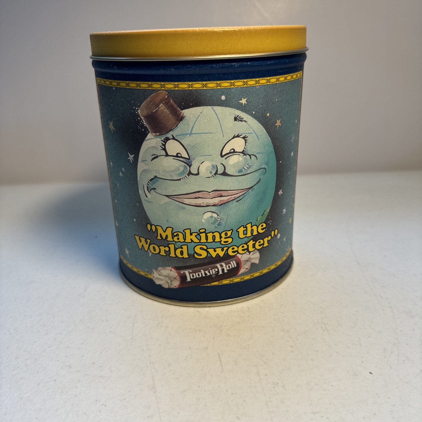 Vintage Tootsie Roll Limited Edition Tin from 2000; “Making The World Sweeter”