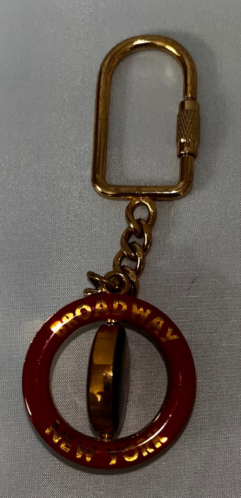 Disney Lion King Broadway New York Rotating Keychain