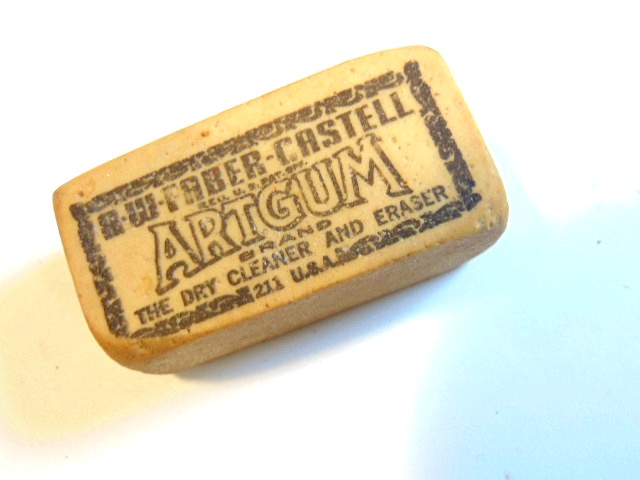 old R.W. Faber-Castell ARTGUM “The Dry Cleaner and Eraser” (lightly used)