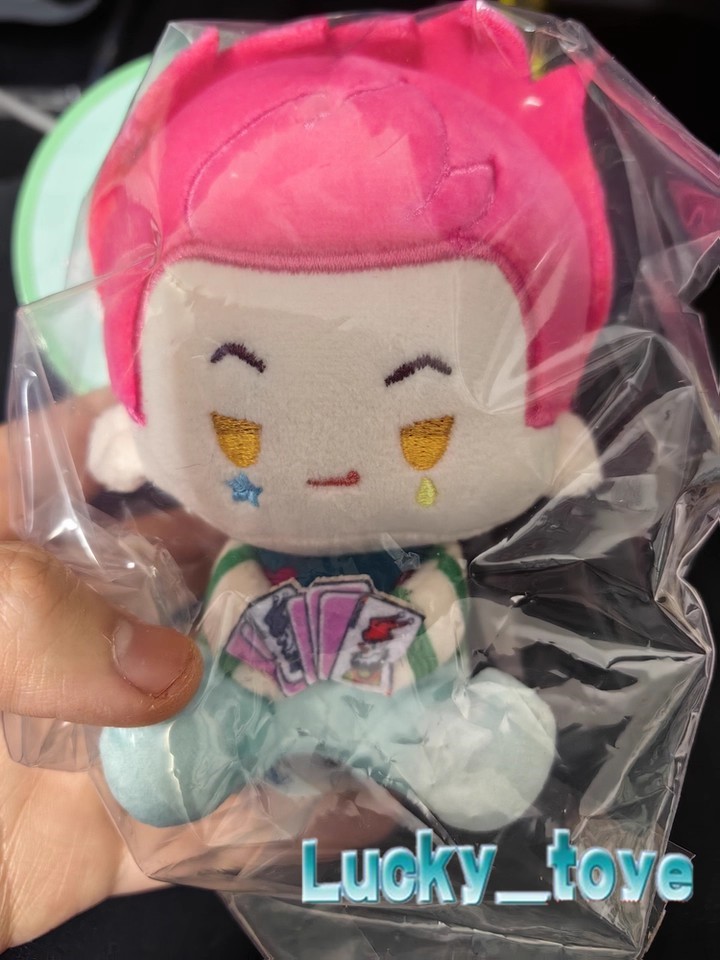 11cm Official Hunter×Hunter Hisoka Plush Doll Keychain Toy H×H Plushie Pendant