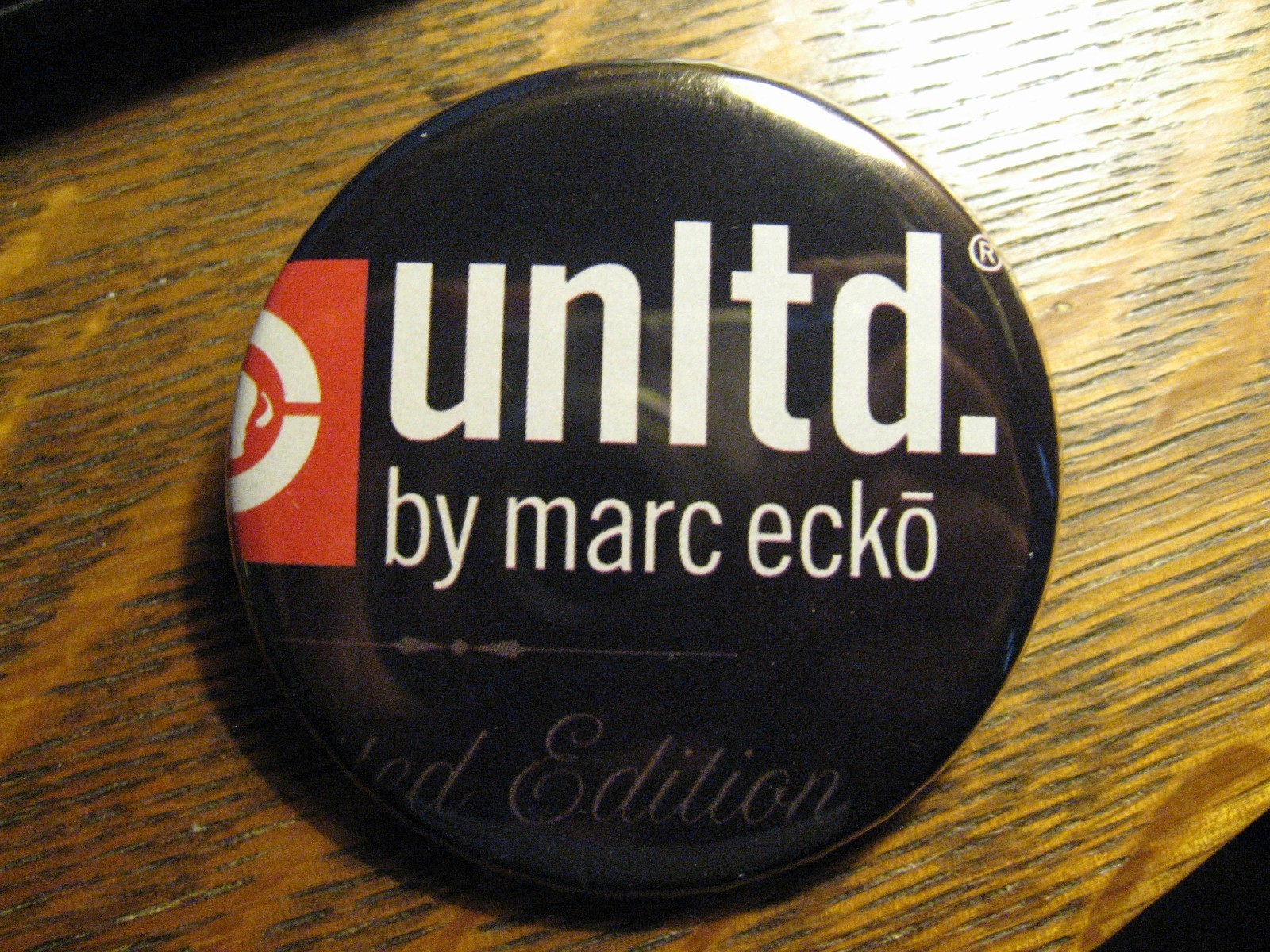 Marc Ecko Unltd. Urban Designer Logo Label Advertisement Pocket Lipstick Mirror