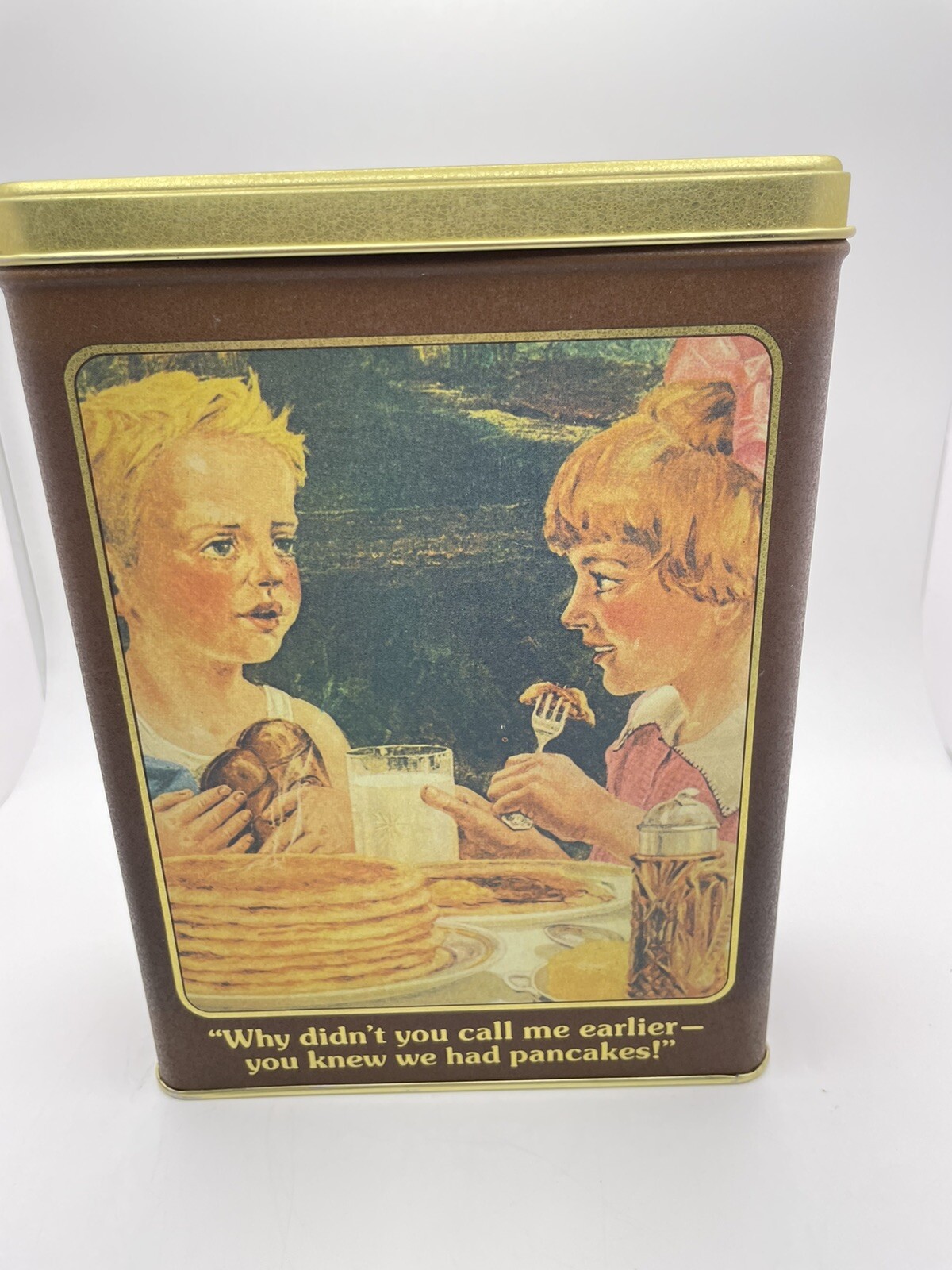 Vintage Pillsbury Hungry Jack PanCake Mix(Empty) Tin Box