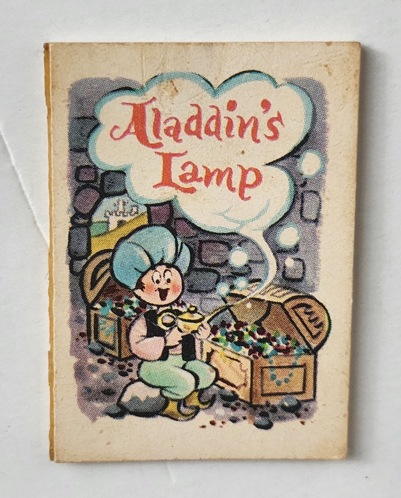 1968 Vintage Premium Cracker Jack Prize Aladdin’s Lamp Book Toy