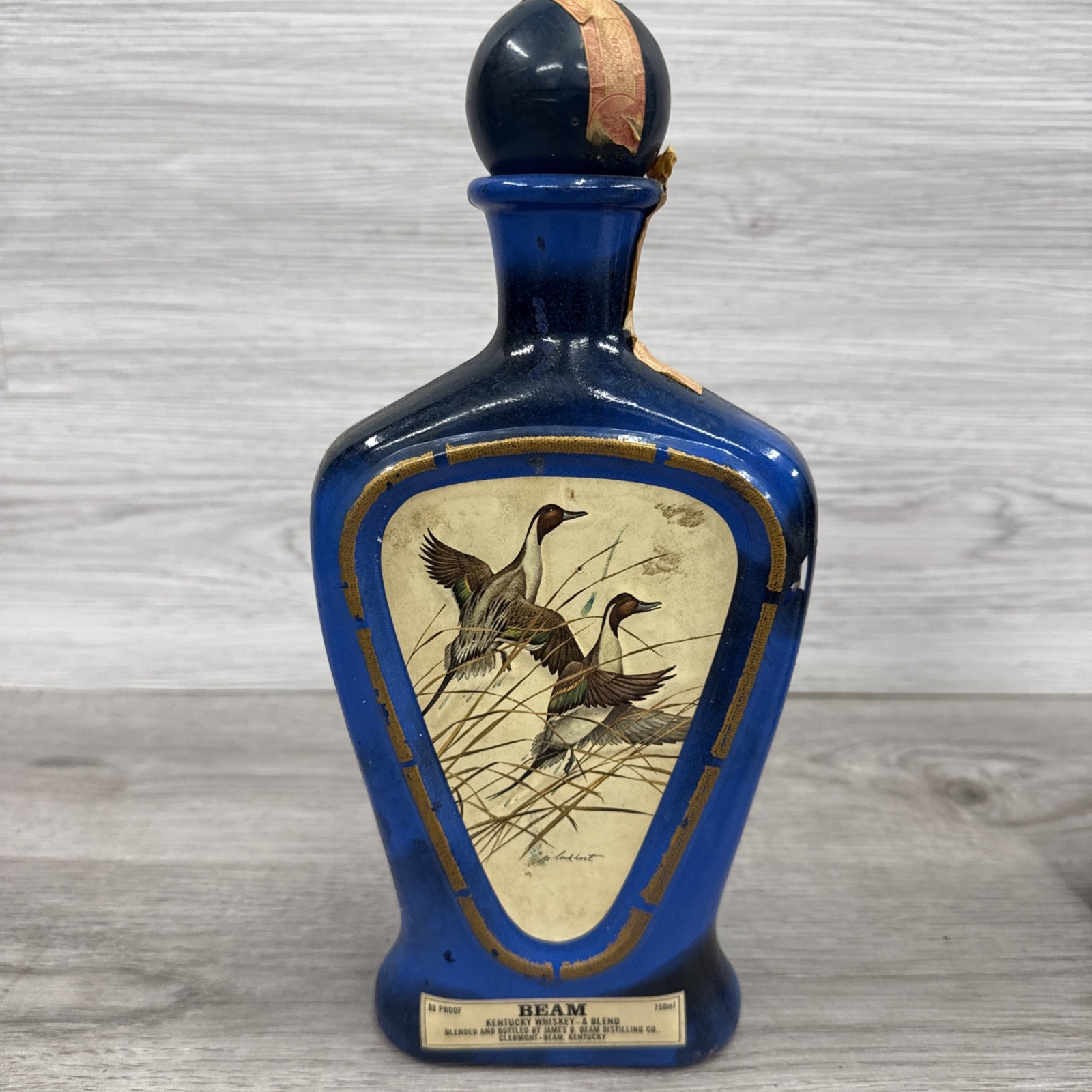 Vintage Jim Beam Bottles—“ The Blue Boy” and “Lockharts Pintail Ducks”
