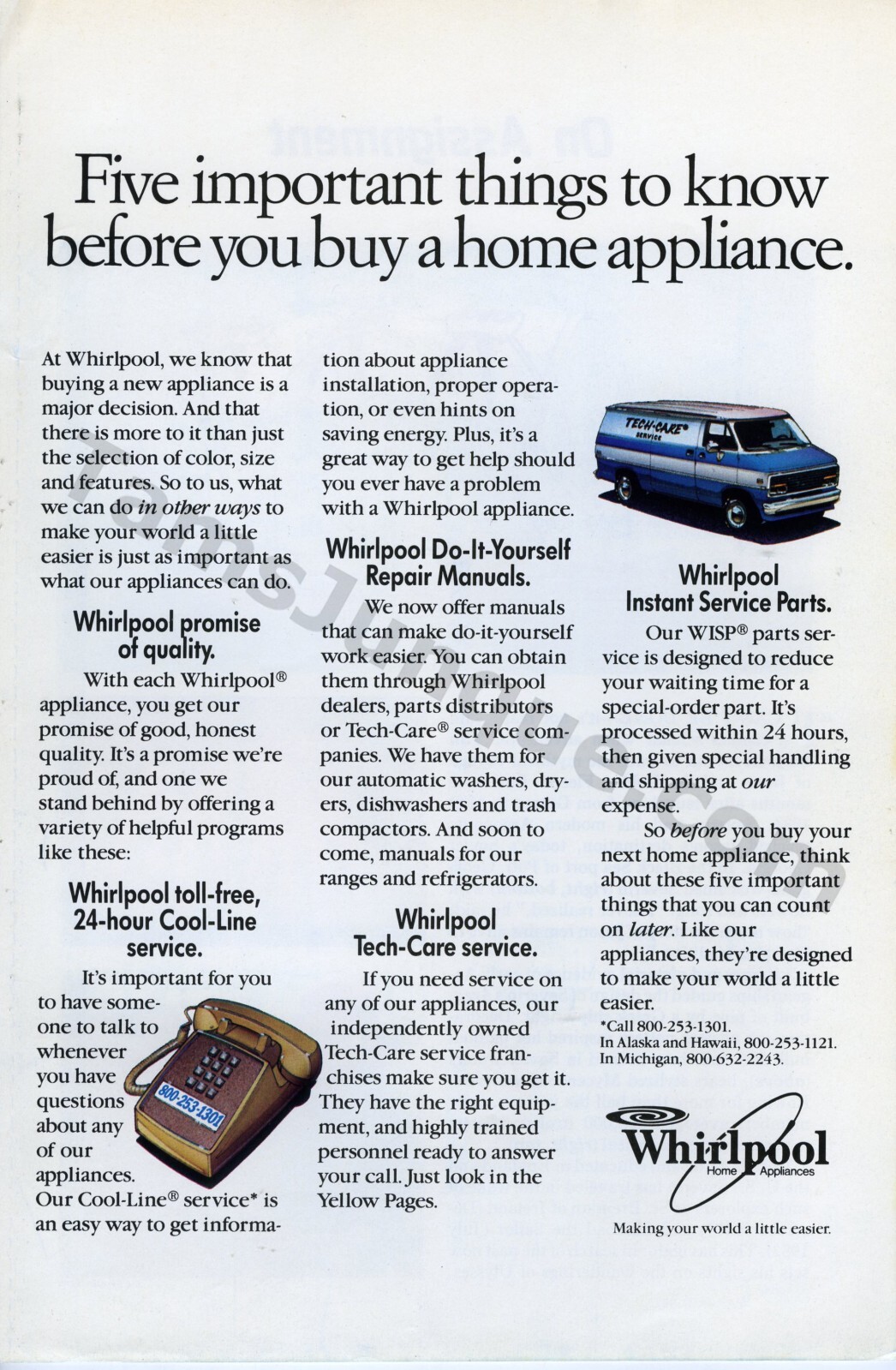 1985 Whirlpool Home Appliances Washers Dryers Vintage PRINT AD Wall Decor (3869)
