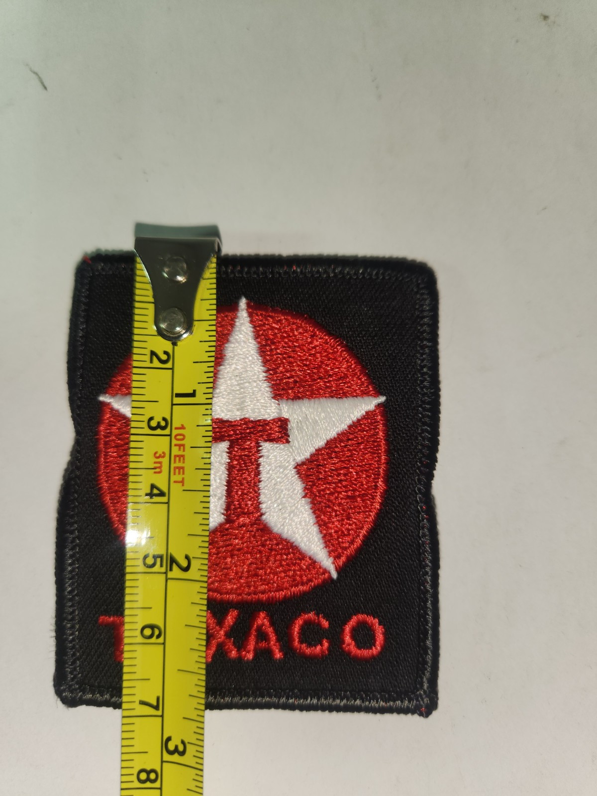 Vtg TEXACO GAS OIL EMBROIDERED SEW ON ONLY PATCH UNIFORM ADVERTISING
