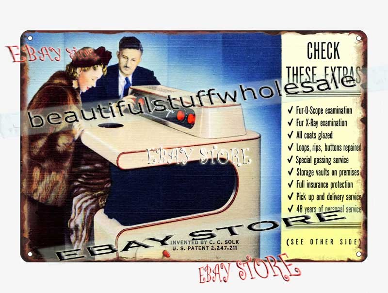 1942 Medical Equipment Examination Device Poster Tin Sign modern