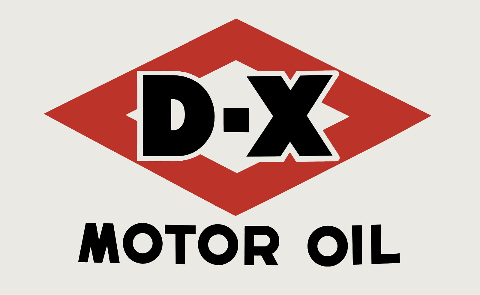 D-X Motor Oil Gas Garage Repair Shop Metal Sign 7×12 50038