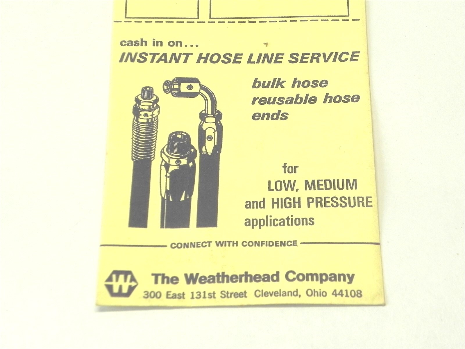 VINTAGE 1950’S-1960’S-1970’S WEATHERHEAD PARTS ENVELOPE 8″x4″ NEW UNUSED
