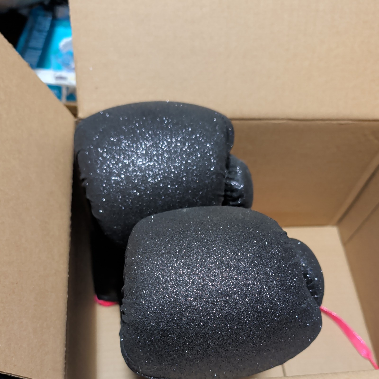 Rare Black Glitter Victoria Secret’s Boxing Gloves