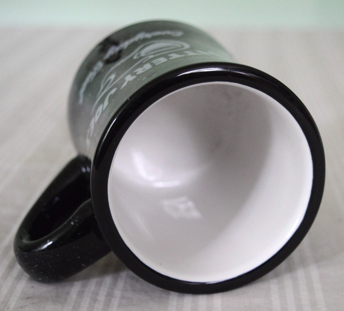 Vintage Jittery Joe’s Heavy RARE Black Diner Coffee Mug NEW B15