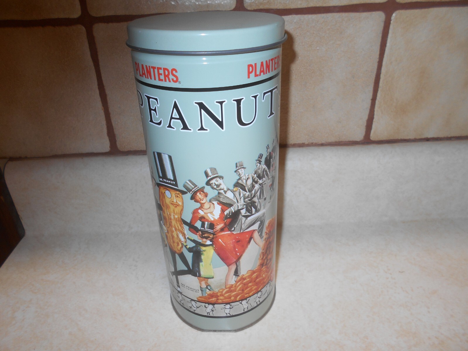 Vintage Nabisco PLANTERS PEANUTS – The Nickel Lunch – Collectible 1994 Tin