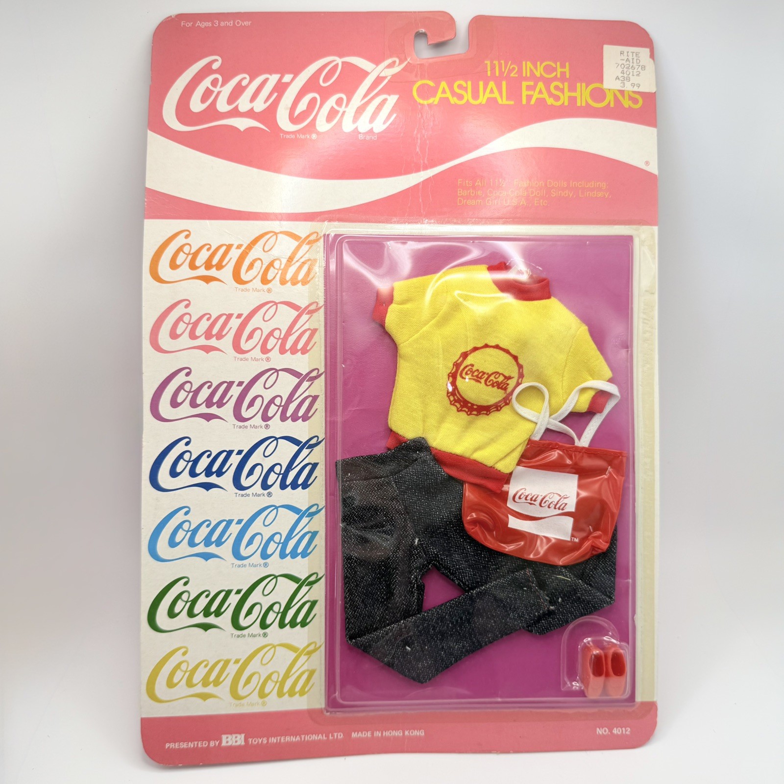 1986 BBI Toys Coca-Cola Casual Barbie Fashion Doll Sportswear New Old Stock