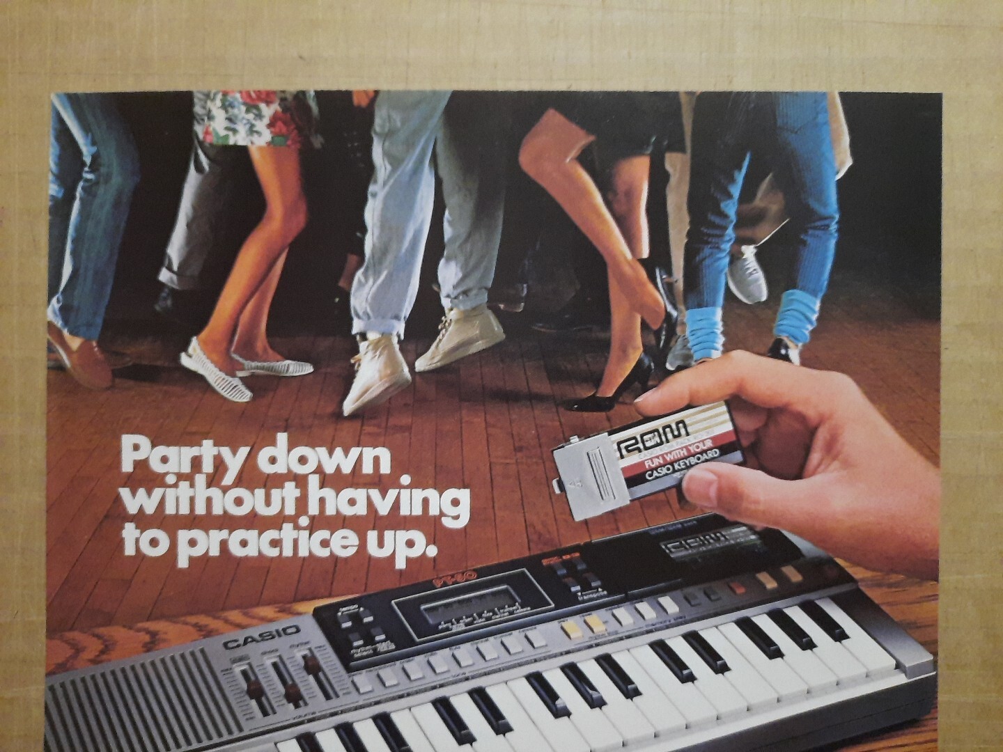 1983 Casio Keyboard ROM Pack Magazine Ad