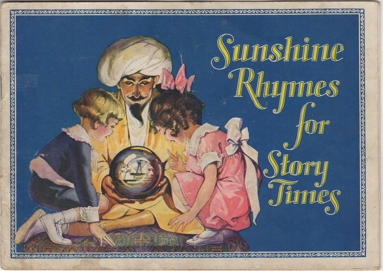 Vintage Sunshine Rhymes for Story Times Booklet, Sunshine Biscuits 1920’s