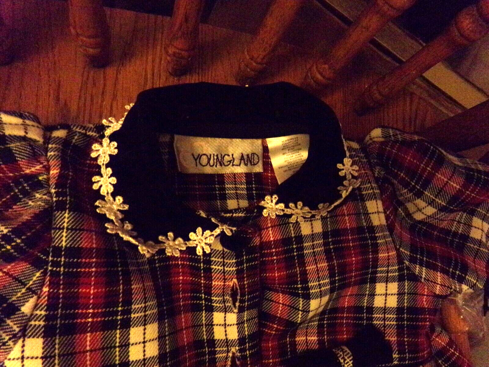 fits xavier roberts standing edition doll outfit for softie BLACK PLAID