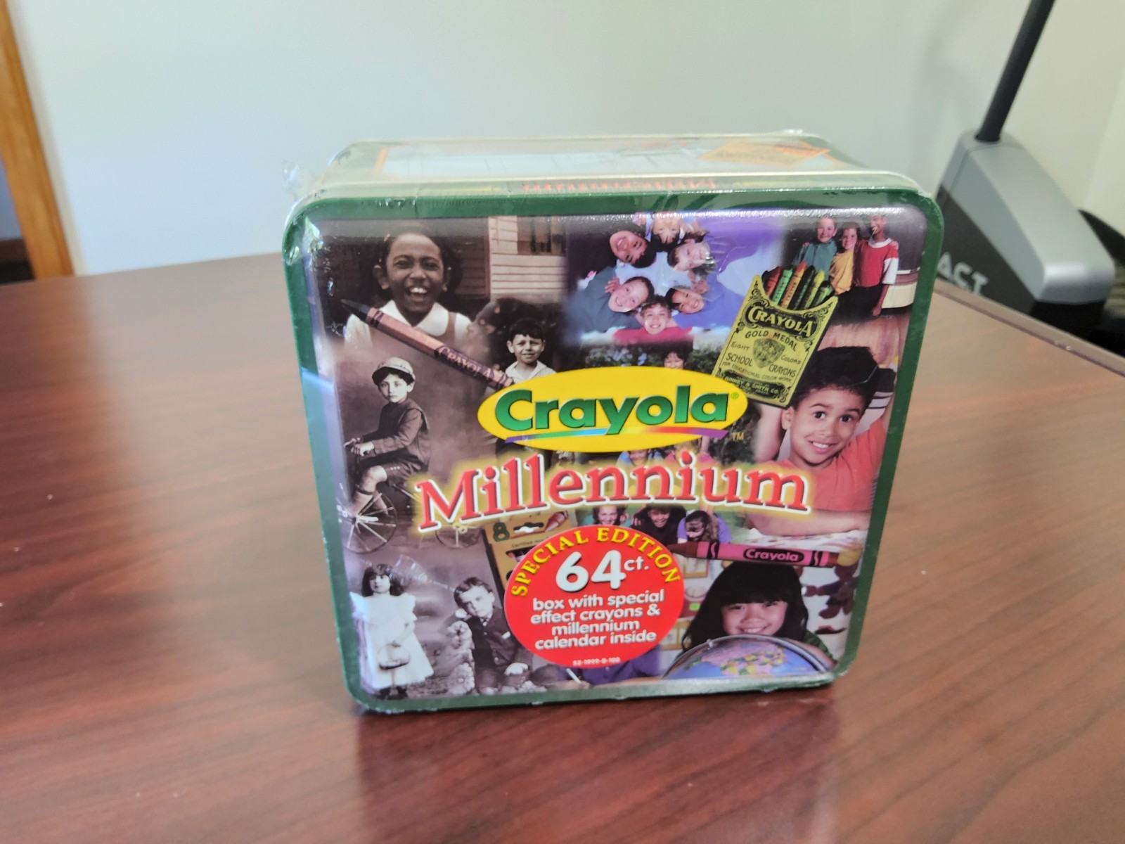 Crayola Millennium Special Edition Collectors Tin, 1999, with 64 Crayons
