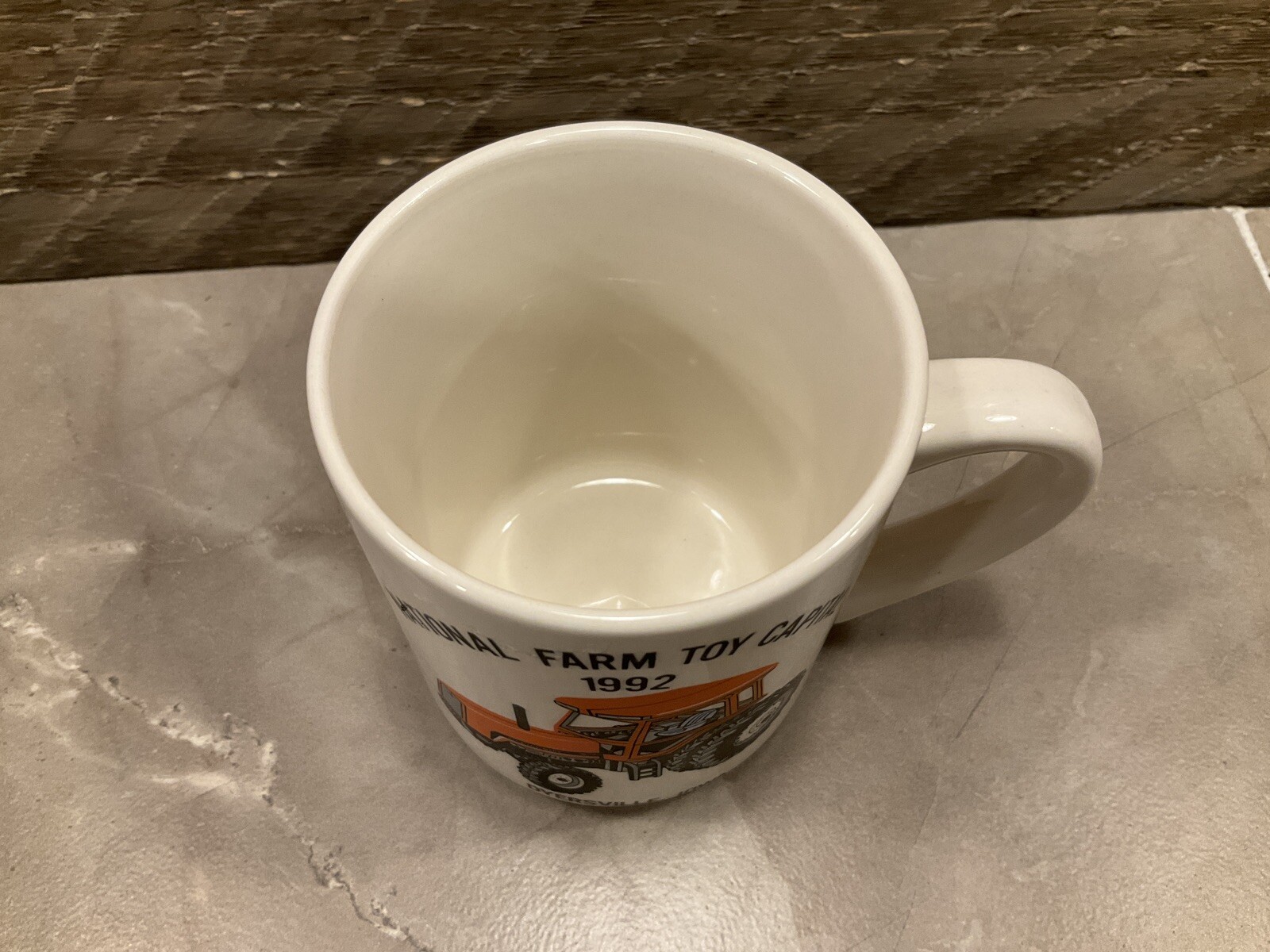 National Farm Toy Capital Coffee Mug Cup 1992 Dyersville Iowa, Farmall