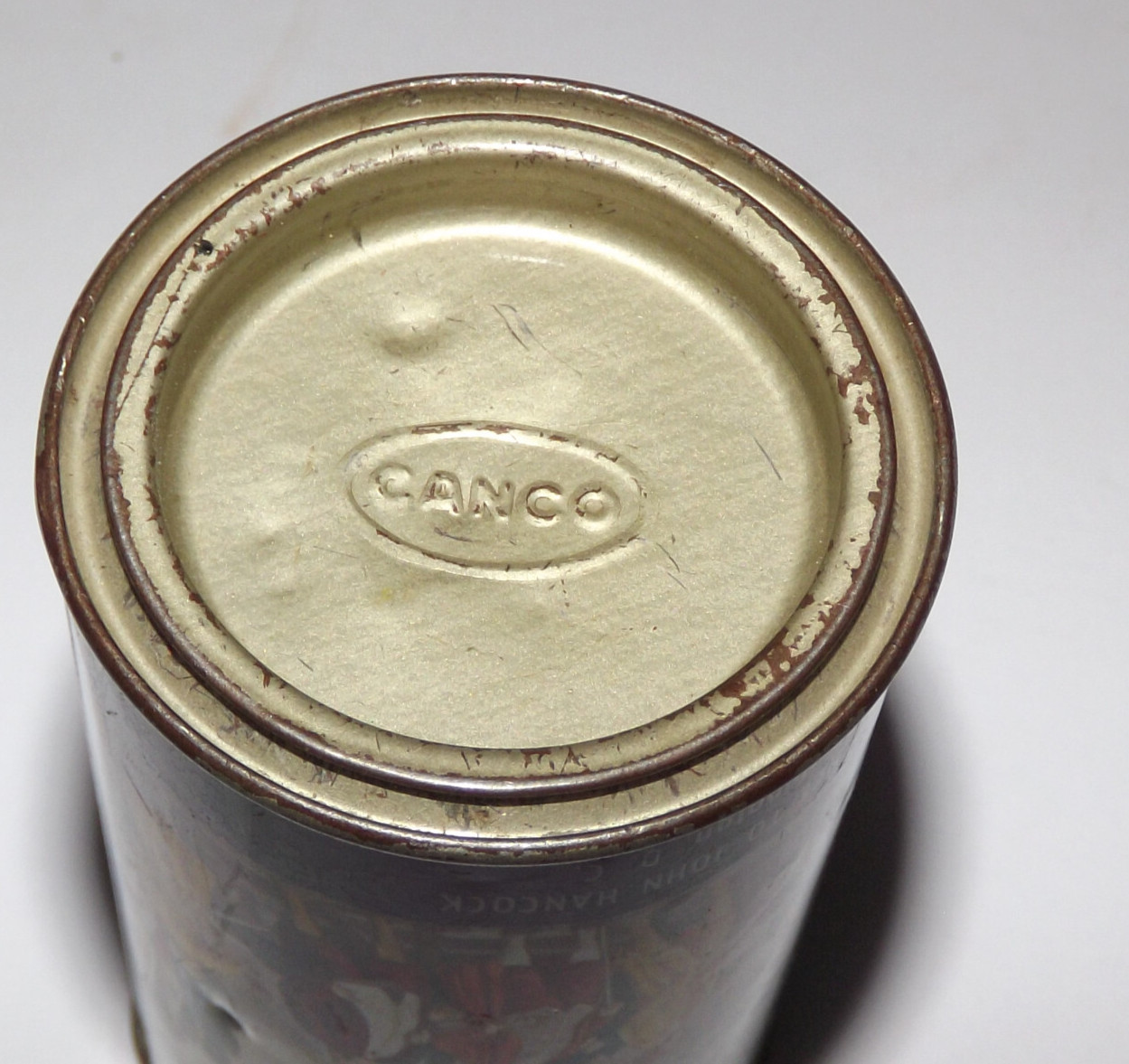 Vtg American Can Company Canco Thomas Jefferson John Hancock Independence Bank