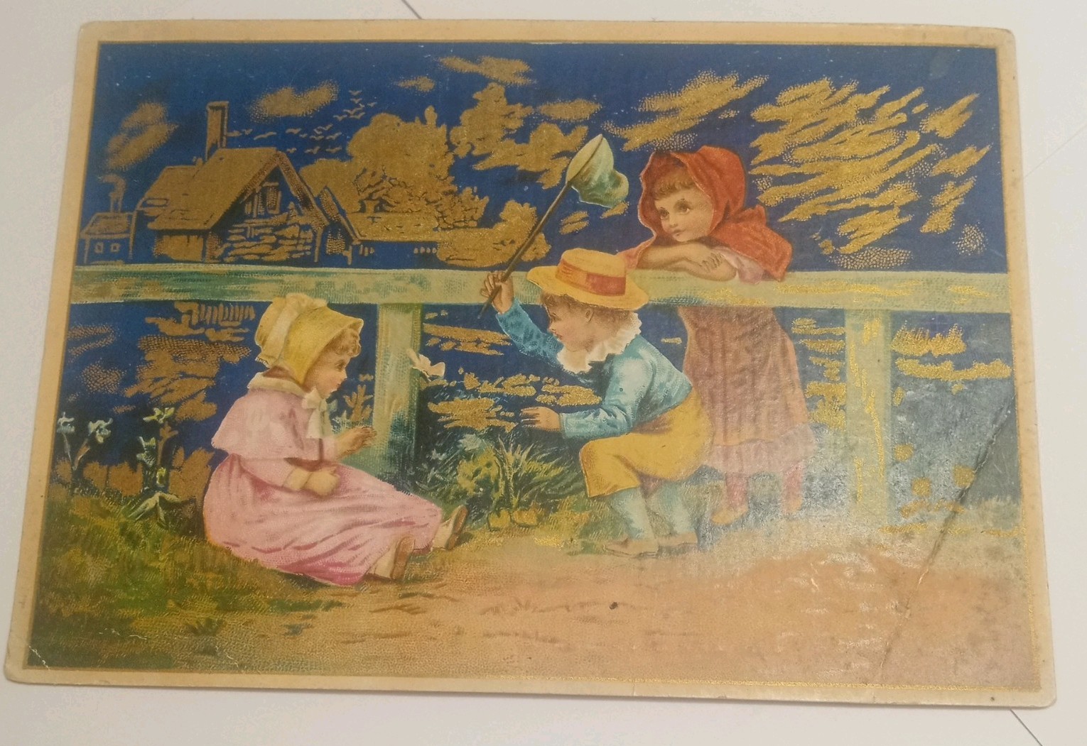 Malena Co Olean New York Warriorsmark PA Victorian Trade Card Ad