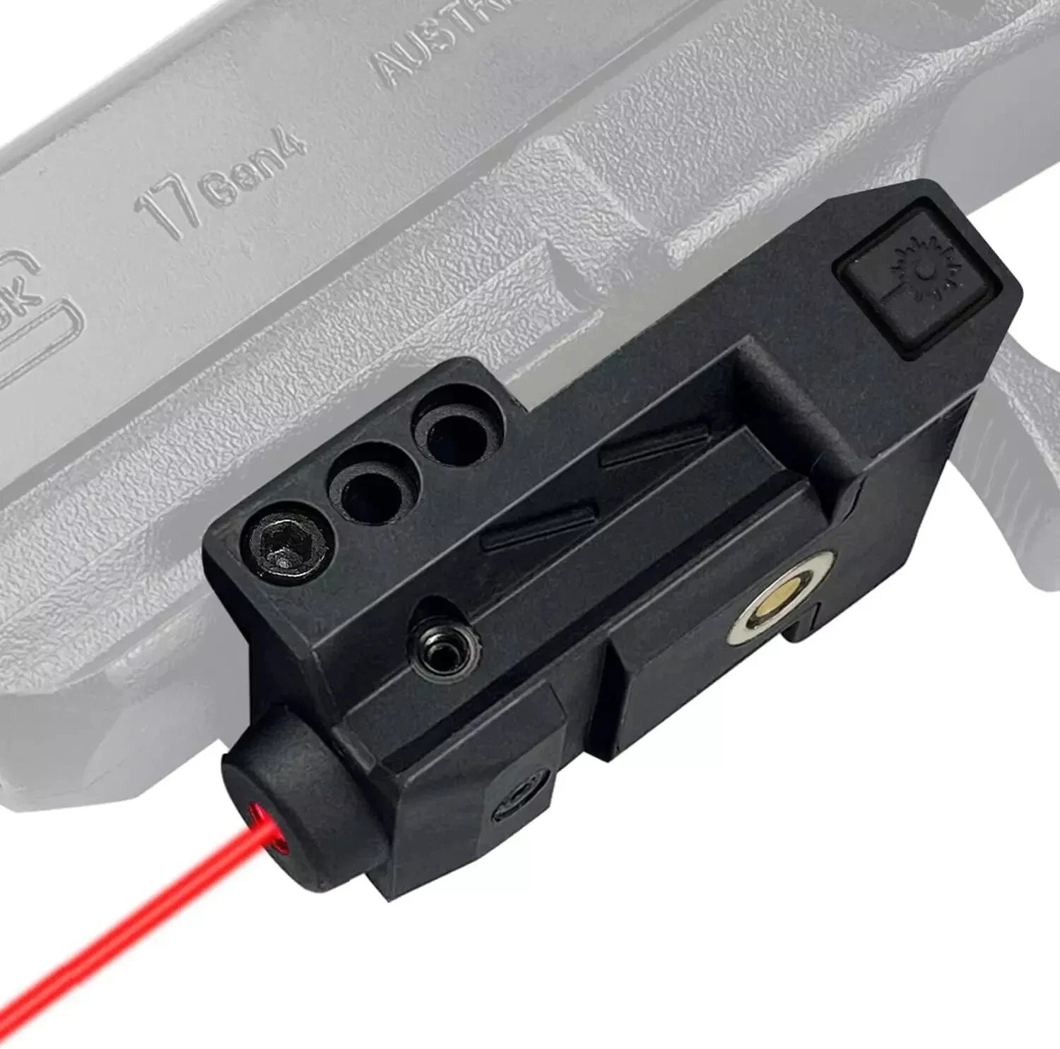 SOLOFISH Low Profile Beams for Guns, Magnetic Rechargeable Green Blue Red Beam f