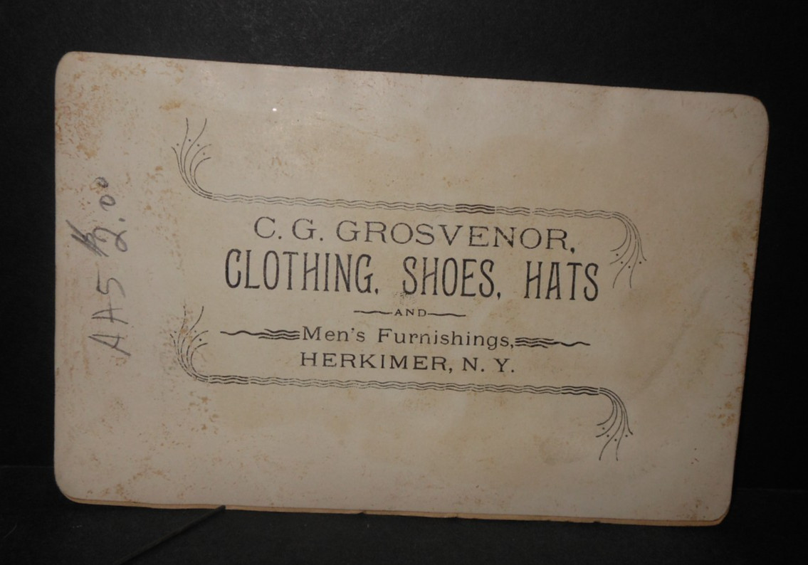 C G GROSVENOR CLOTHING SHOES HATS MEN’S FURNISHINGS N Y