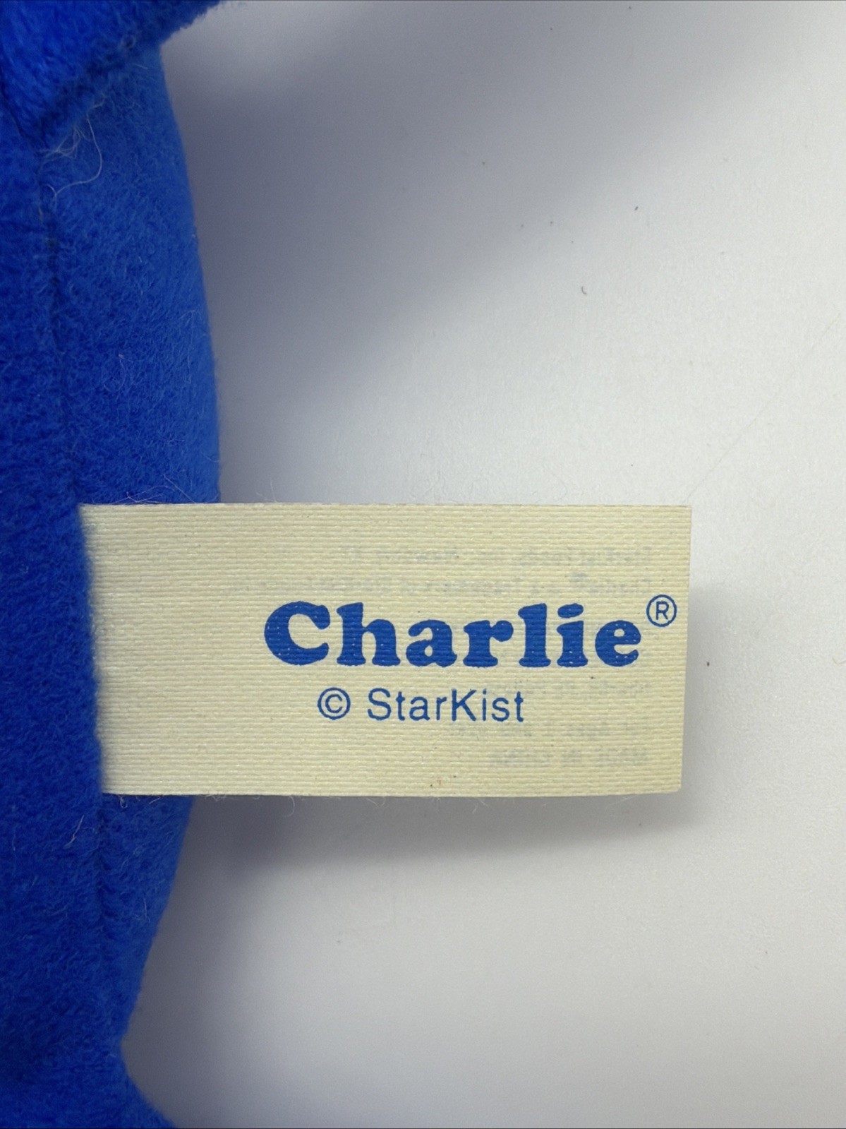 Starkist CHARLIE Tuna 6″ Glasses Blue Red Beret Hat Bean Bag Advertising Plush