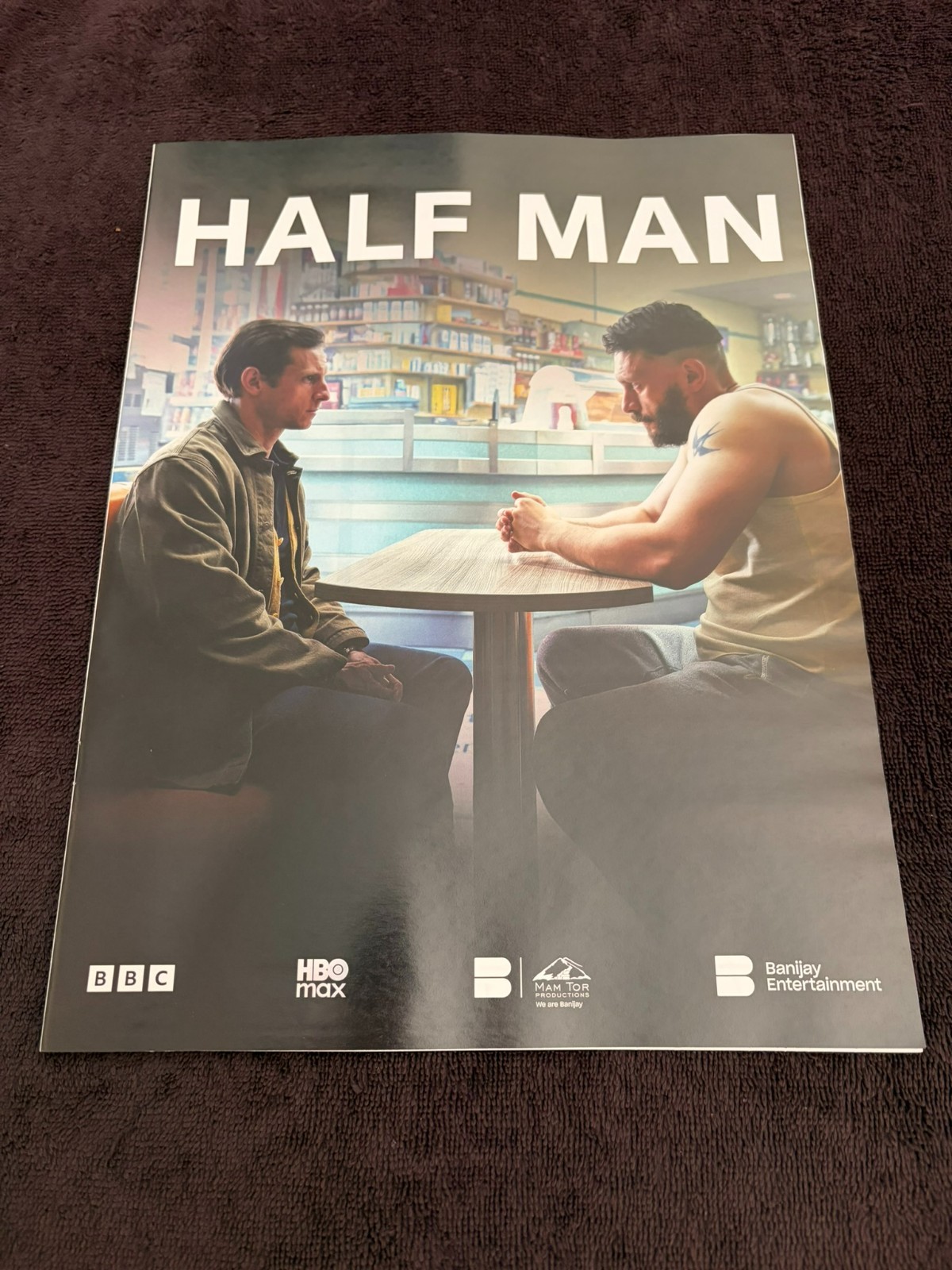 HALF MAN 2025 BBC ad with Jamie Bell as Niall, Richard Gadd as Ruben